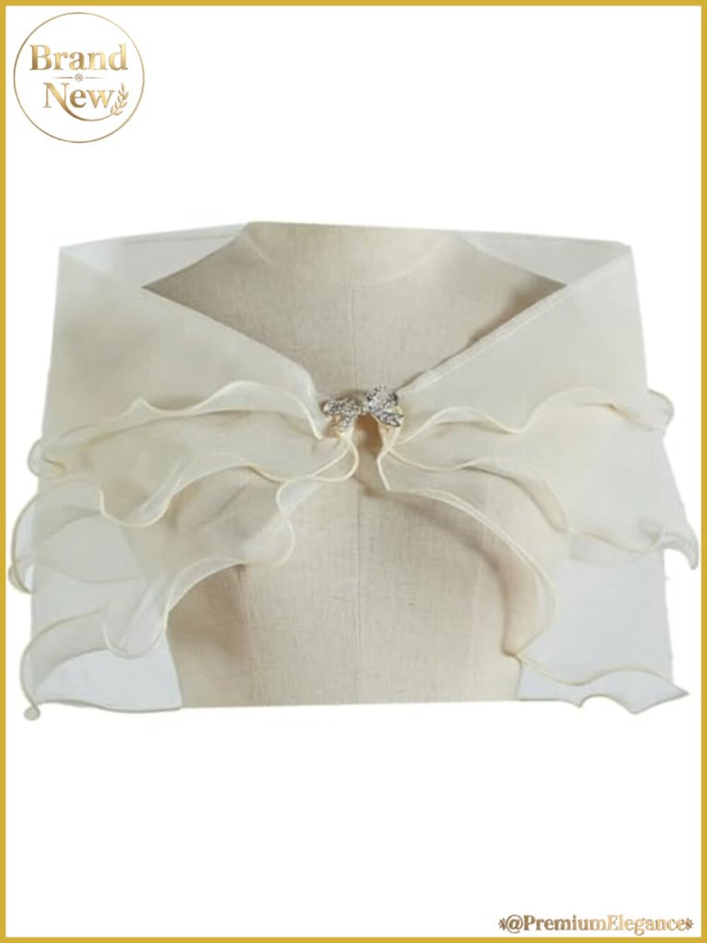 DNLKWGO Polyester Sheer Shawl Wrap for Evening Dresses Wedding